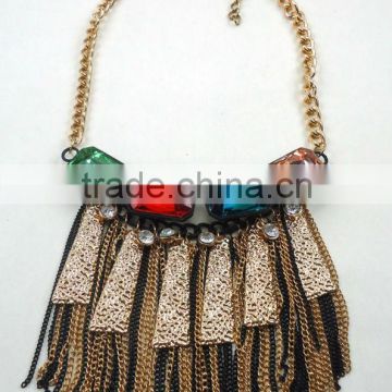 LATEST HOT CHAIN FRINGE NECKLACE