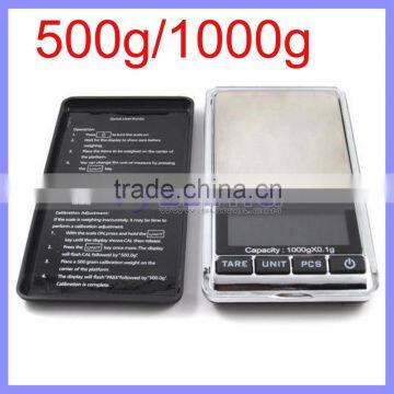 100g to 1000g Capacity 0.1g/0.01g Blue LCD Display DS16 Digital Scale