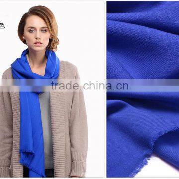 Tassel Plain Twill Indian Wool Cape Shawl