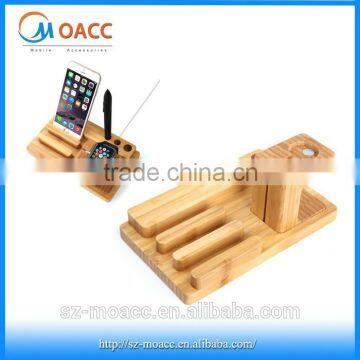 Newest multifunction wood stand for apple watch,for apple watch wood charging stand