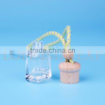 Glass Hanging Bottle With Wooden Cap Car Refresh Bottle photo-5