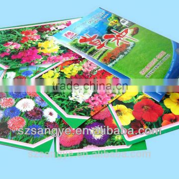 flower seed packet, seed packet, seed bag