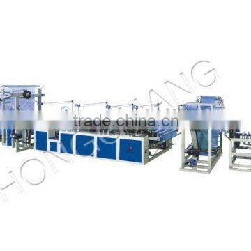 New Type Ribbon-through Continuous-Rolled Bag Making Machine