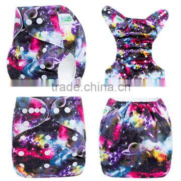 2016 Hot sale oem prints custom cloth diapers reusable nappy