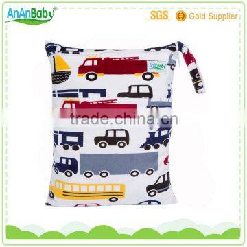 Polyester Baby Pocket Diaper Bags/ Wet Bags With Thick Handle photo-3