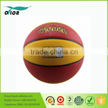 Cheap laminated offcial size PVC basketball fot match or training