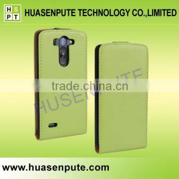Express Vertical Flip Genuine Leather Case For LG G3 Beat photo-4