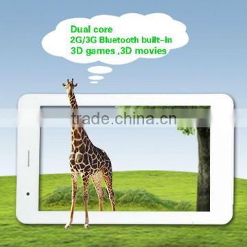 2013 best dual core naked-eye 3D pc tablet mid 7 inch Android 4.2.2 with bluetooth wifi