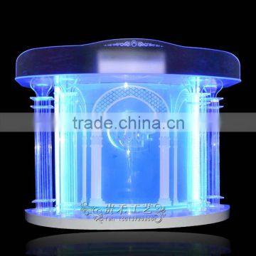 high qualtiy modern church pulpit with LED light, acrylic church pulpit,church pulpit chairs