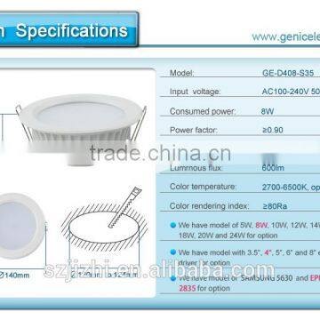 AC100-240V Lifud Isolated Driver Led Downlight 4'' 8w photo-5