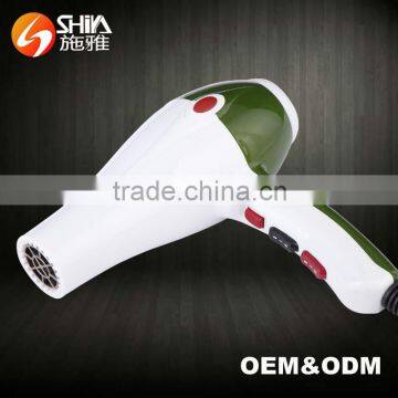 2 speeding settings and plastic material 2300w no noise hair dryer professional SY-6888                        
                                                Quality Choice