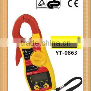 128G New product Clamp type digital multimeter with 1.5V battery and CE Certification