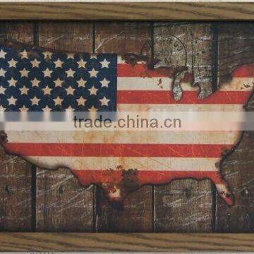 MDF pictures wood pictures MDF paper Print map Modern Canvas Wall Art living room decoration