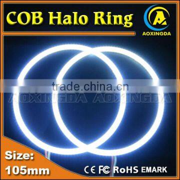 COB Angel Eyes Headlight Bright Halo Ring Light 105mm