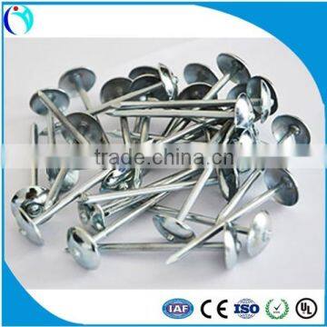 9G*2-1/2" building material Competitive Price Smooth Shank Roofing Nails With Umbrella Head For Construction