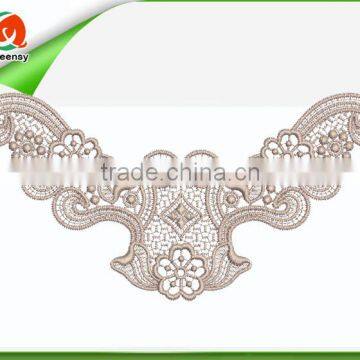 White Crochet Collar For Neck