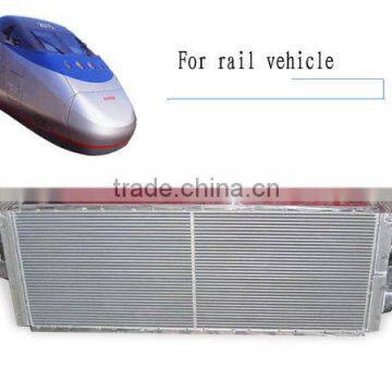 NICE!! Aluminum plate-fin hydraulic oil cooler,oil cooler,heat exchanger for rail vehicle