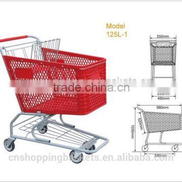 plastic shopping carts