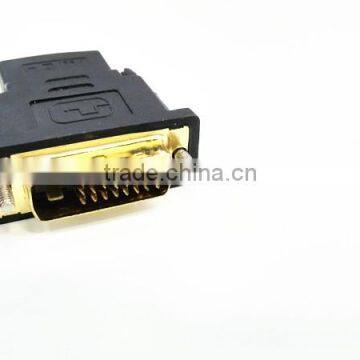 Gold Plated Thunderbolt Dvi Female to Hdmi Male Adapter/converter 24+5 for Computer/monitor/home Theater/camera