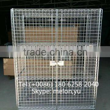 Chrome Security Cage Cart for SMT components