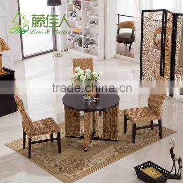 Bali Round Table and Chair Set Rattan Dining Set Wicker photo-3