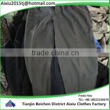 high quality used clothing wholesale men tergal pants