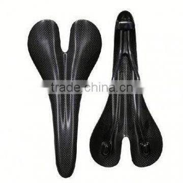 Weight light new product 2014 hot road bicycle or mountain bike carbon fiber saddle bmx seat