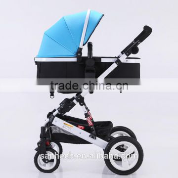 European standard style Foldable baby Stroller Pushchair Pram(blue)