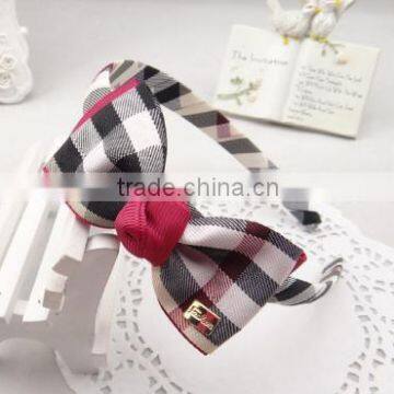 new arrival plastic hair bow girl headband hair accessory for party