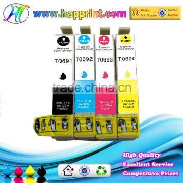 Brand new compatible ink cartridge T0691 T0692 T0693 T0694 new ink cartridge for Epson compatible ink cartridge printer