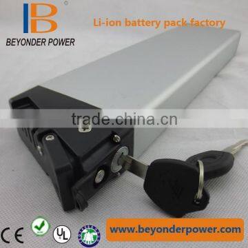 2014 Hottest 36 volt lithium battery pack cells e-bike battery pack for folding e-bike