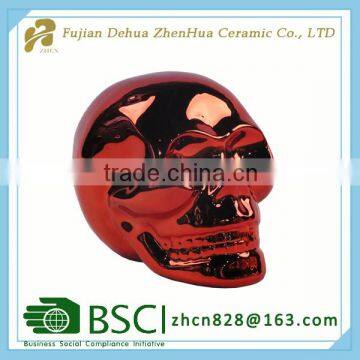 Halloween Skull Decoration Ceramic Custom Money Box photo-2