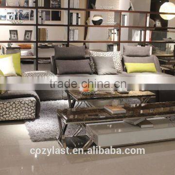 Small corner design cheap sofa set