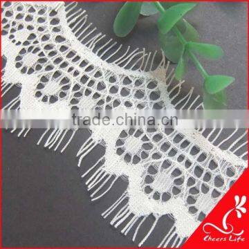 cheerslife -2014 beautiful eyelash lace for wedding dress