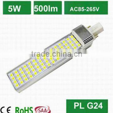 2014 new design pl g24 led bulbs light 5W