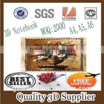 Guangzhou lifeng Newest unique chocolate lovely 3d notebook