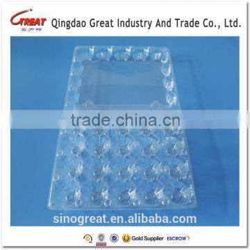 Transparent Pet Plastic Egg Tray 6-30 Eggs Tray