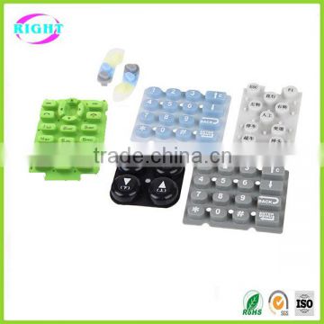 Custom silicone keypad for mobile phone