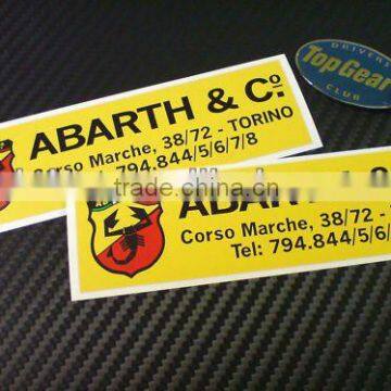 Low Price And Fast Delivery Car Static Cling Sticker -- DH 15176