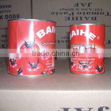 Custom Stick Label Tinned Tomato Paste, Canned Tomato Paste 800gram photo-3