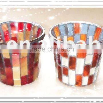 glass candle holder