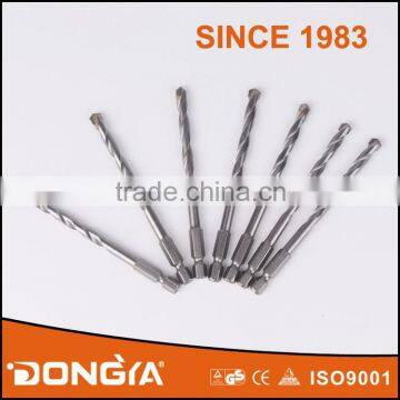 Taiwan Hot Sale Sandblast Hex Shank Masonry Drill Bits