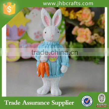 Easter Bunny Resin Craft Work Rabbit Home Decoration photo-3