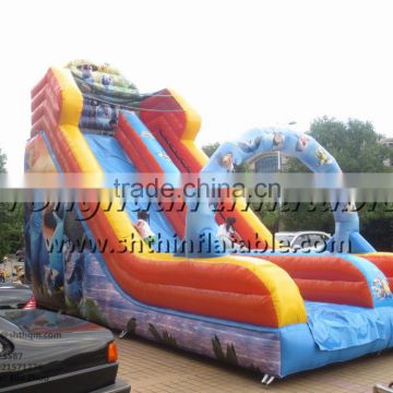 cheap popular commercial inflatable slides for sale