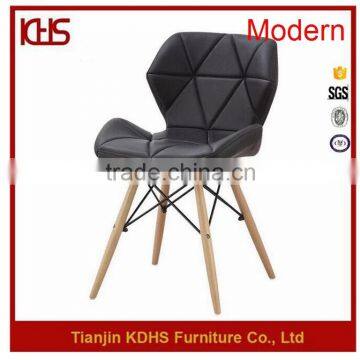 2016 Black Multifunctional PU Modern Style Wooden Popular New Leisure Chair