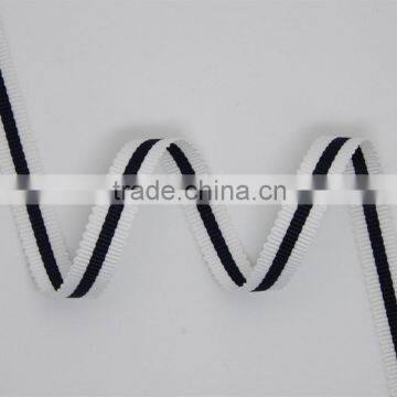 Fashionable design stripe polyester ribbon