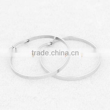 316L stainless steel hoop earrings