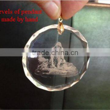 bulk newest crystal star pendant/drop crystal christmas pendants decoration                        
                                                Quality Choice