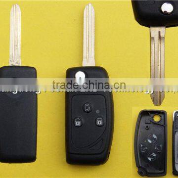 Top Seller Toyota Car remote key 3 button flip key shell blank case Toyota remote key