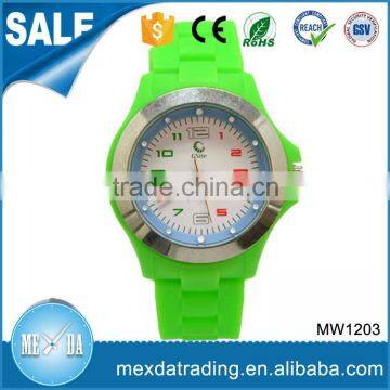 Promotion gift colorful silicone strap alloy case japan quartz kids watch